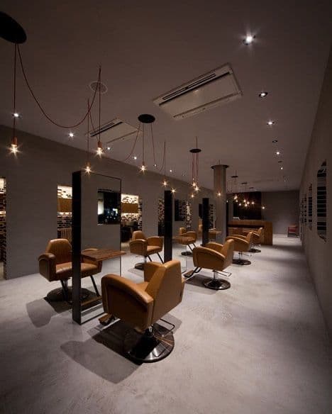 Barbershop interior